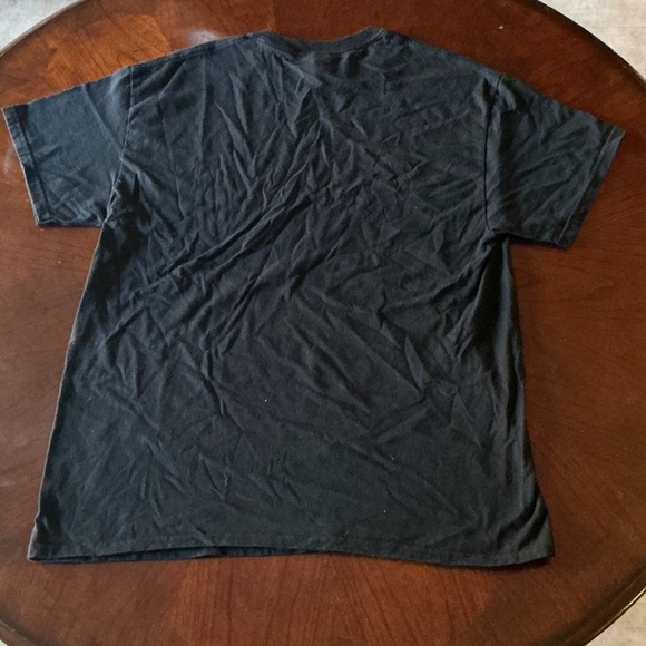 Black T-Shirt with Colorful Vocabulary Text - Picture 4 of 4